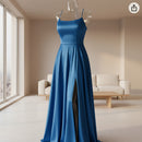 Elegant lace evening dress with sophisticated formal styling