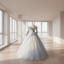 Retro embroidered bridal toast dress with fashionable design