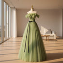 Sequined lace sleeveless wedding dress with elegant bridal styling