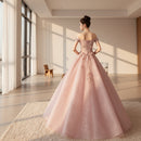 Simple and stylish princess bridal gown for wedding ceremonies
